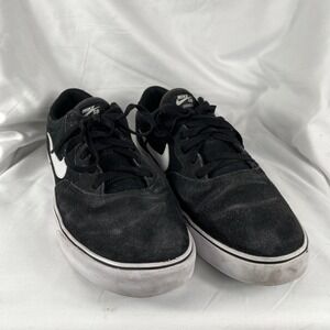 NIKE SB Chron 2 Suede/Canvas Men 11.5 Skateboarding Sneakers Black DM3493-010